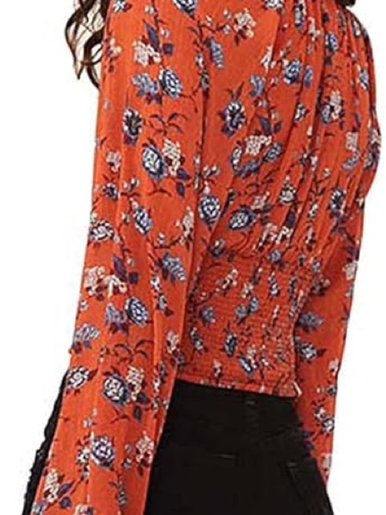 Free People Tops - Free People Final Rose Blouse M